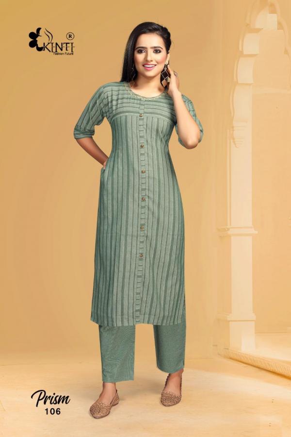 Kinti Prism Designer Handloom Kurti With Bottom 